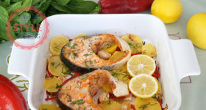 Baked Vegetable Salmon Recipe