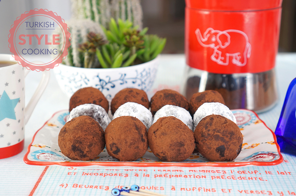 Cream Cheese Cake Balls Turkish Style Cooking