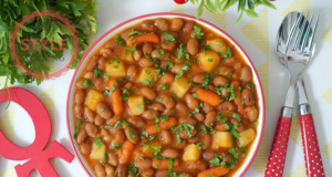 Stewed Kidney Beans with Olive Oil Recipe