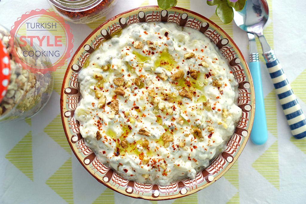 Potato Salad With Yoghurt Recipe - Turkish Style Cooking
