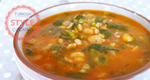 Purslane Dish With Chickpea And Bulghur