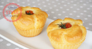 Savory Muffins With Tomato Topping