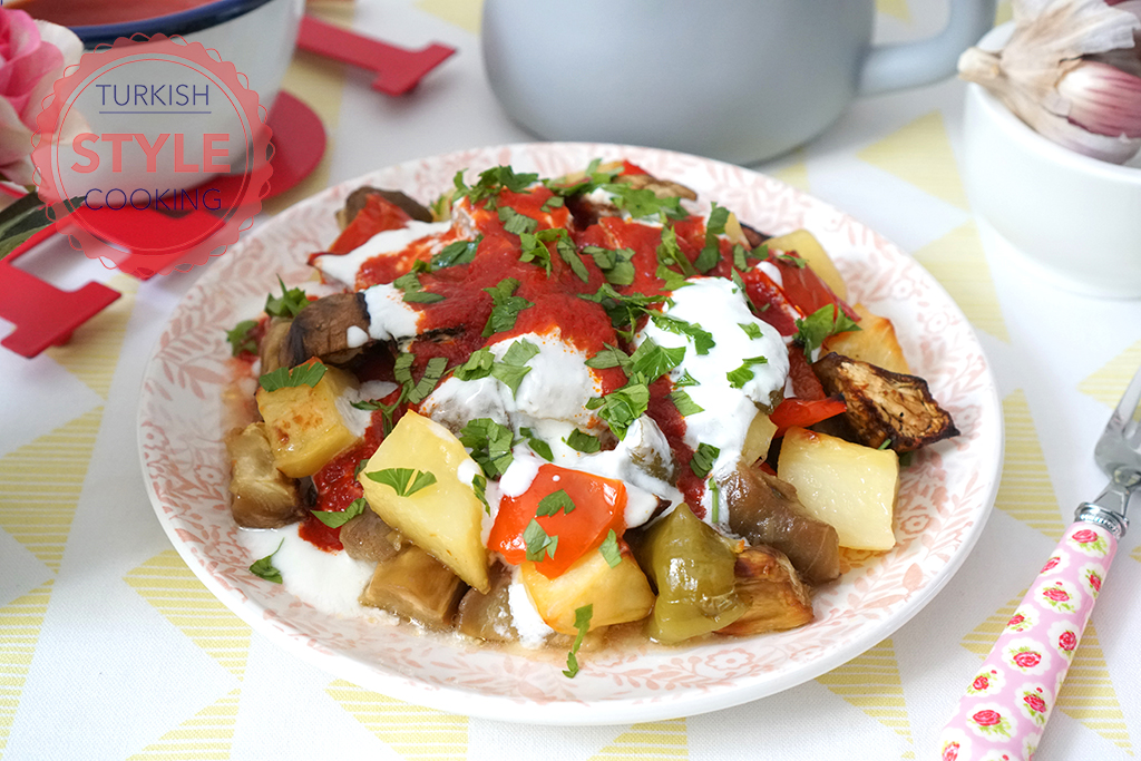 Baked Vegetables With Tomato Sauce And Yogurt Turkish Style Cooking