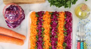 Purple Cabbage and Carrot Recipe Salad