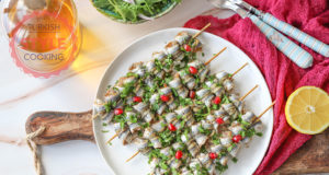 Baked Hamsi (Anchovy) Skewer Recipe