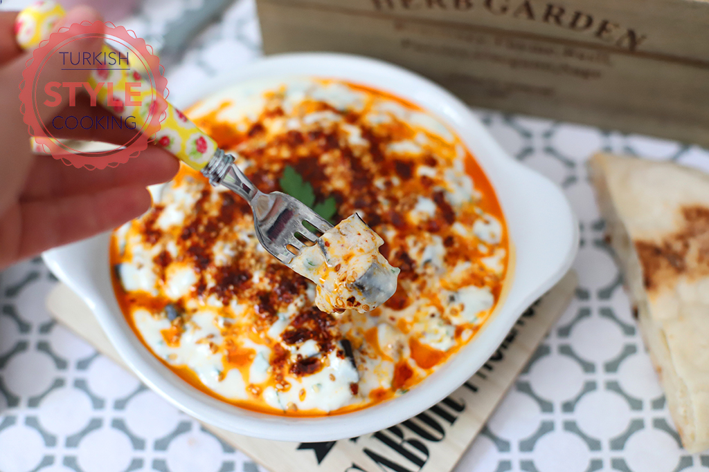 Baked Eggplant Yogurt Salad Recipe Turkish Style Cooking,Learn To Crochet Granny Squares And Flower Motifs