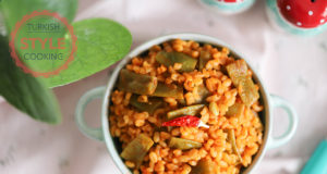 Green Beans Bulgur Pilaf Recipe