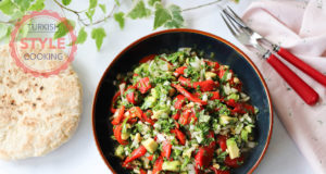 Roasted Pepper Salad With Avocado