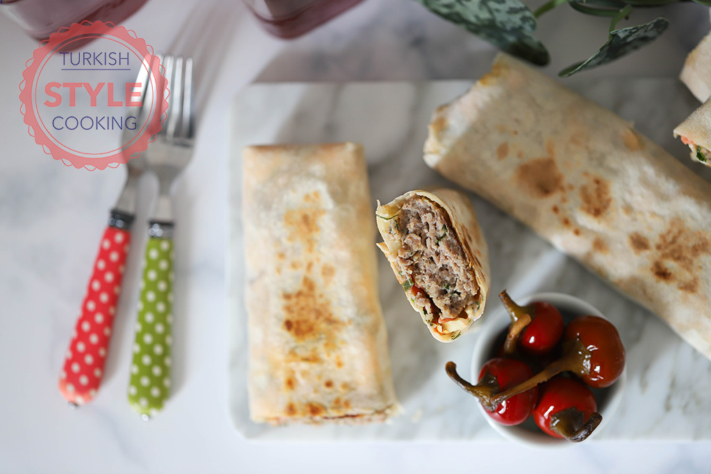 Kofte Wraps Recipe  Turkish Style Cooking