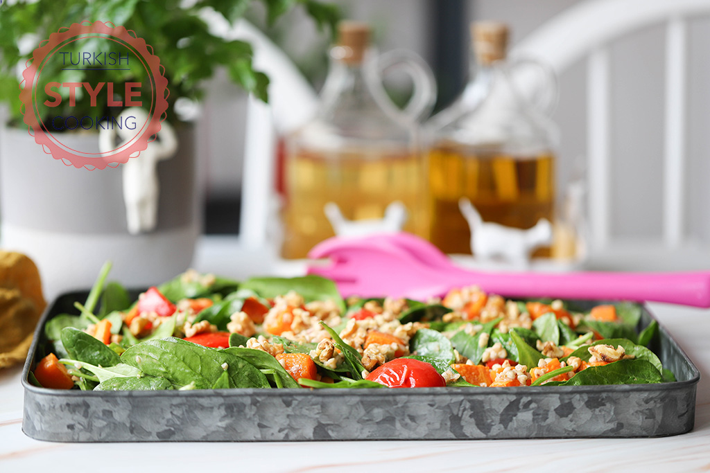 Roasted Pumpkin and Buckwheat Salad Recipe Turkish Style Cooking