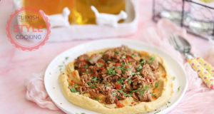 Lentil Hummus Topped With Kavurma