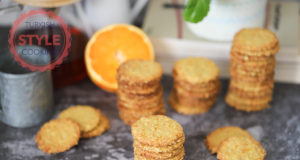 Orange Oat Cookies