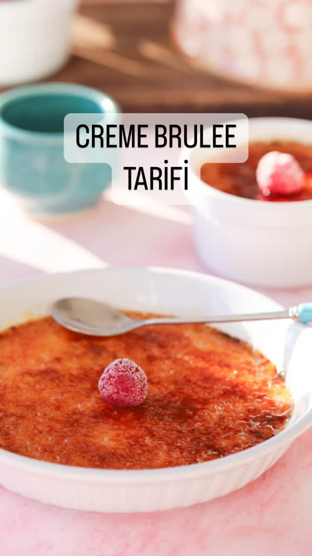 Creme Brulee Recipe  Turkish Style Cooking